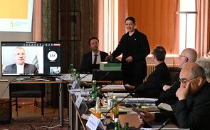Beratungen der Bischofskonferenz in Mariazell über Synodalität - Online zugeschaltet: Bischof Michael Gerber (Fulda)